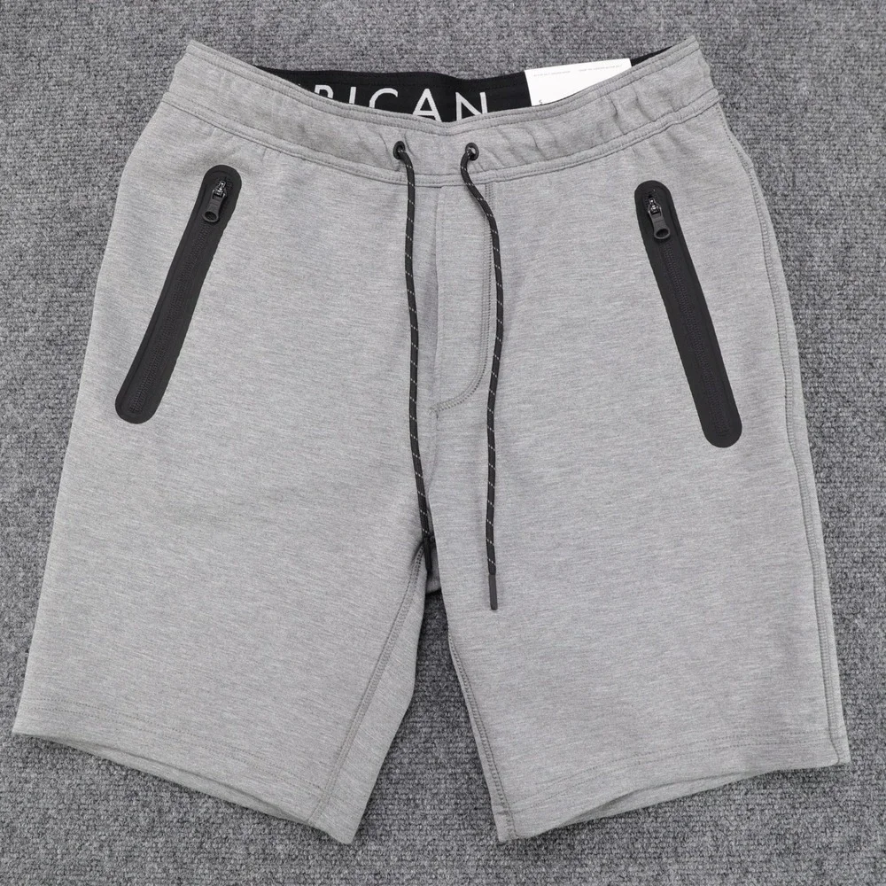 American Eagle Active 24/7 Jogger Shorts‎ Mens Small Gray Athletic Gym 013-1130